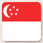 Onderzetter Singapore-vlag (Voorkant)