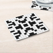 Onderzetter snijwoord voor puzzelontwerp (Schuin)