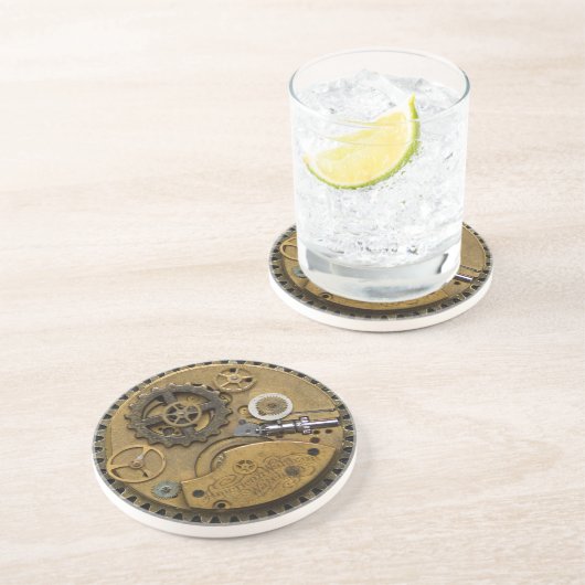 Onderzetter SteamPunk Drink (Zijkant)