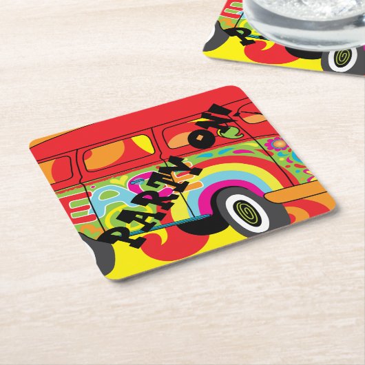 onderzetter stijlvol, vierkant 1960 (Schuin)