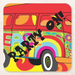 onderzetter stijlvol, vierkant 1960