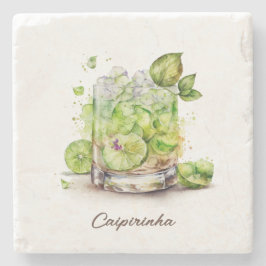 Onderzetter, Stone - Caipirinha Stenen Onderzetter
