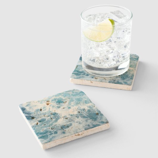 ONDERZETTER STONE : NATUUR : ZEE (Zijkant)