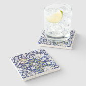 ONDERZETTER STONE : WILLIAM MORRIS : WATERVERF STU (Zijkant)