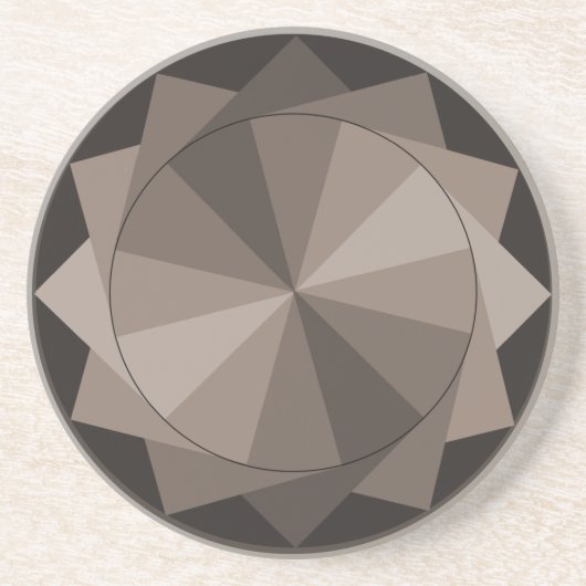 Onderzetter Taupe Design (Voorkant)