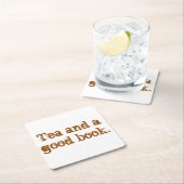 onderzetter 'Tea and a good book' - set van 6 (Insitu)