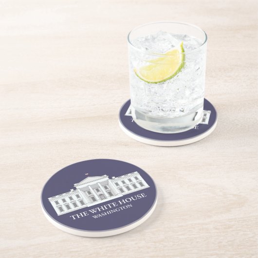 Onderzetter ter herdenking van het Witte Huis (Zijkant)