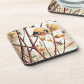  onderzetter ter illustratie van honingbijen (Linkerzijde)