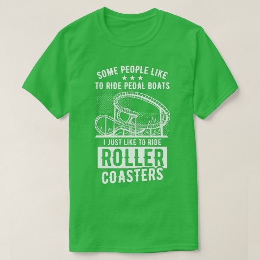 Onderzetter Theme Park Amusement T-shirt (Design voorkant)