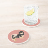 Onderzetter Tibetaans-Spanjaard (Tri Color) (Zijkant)