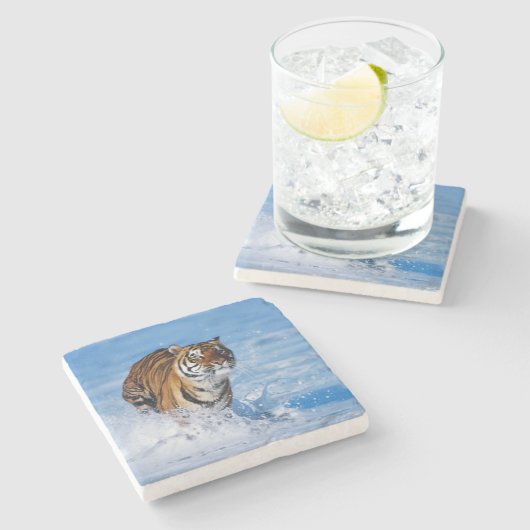 Onderzetter tijger stone (Zijkant)