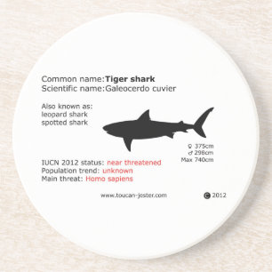 Onderzetter tijgerhaai