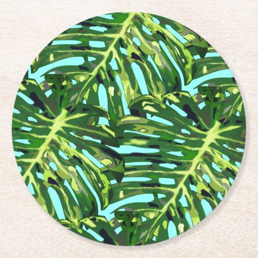 Onderzetter tropisch papier (Voorkant)