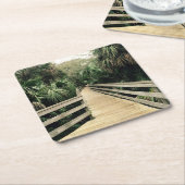 Onderzetter Tropische kever Pier Palm Trees (Schuin)