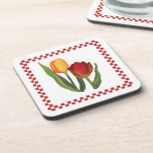 Onderzetter Tulips cork (Linkerzijde)