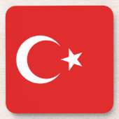 Onderzetter Turkije-vlag (Voorkant)