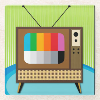 Onderzetter Tv-tijd terugzetten Glazen Onderzetter