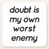 Onderzetter twijfelpapier (Voorkant)