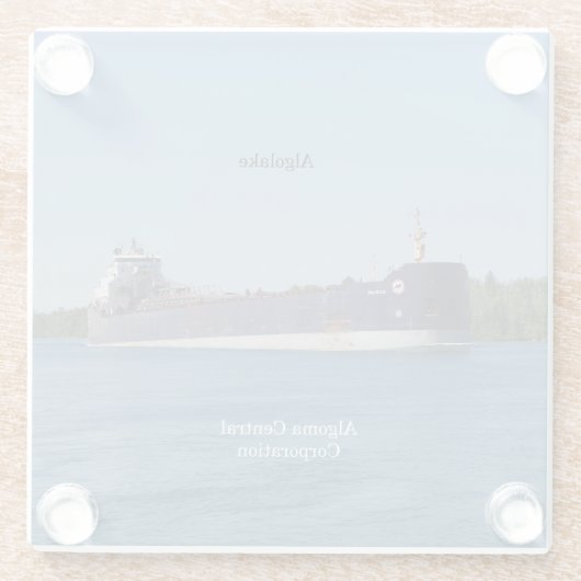 Onderzetter van Algolake (Achterkant)