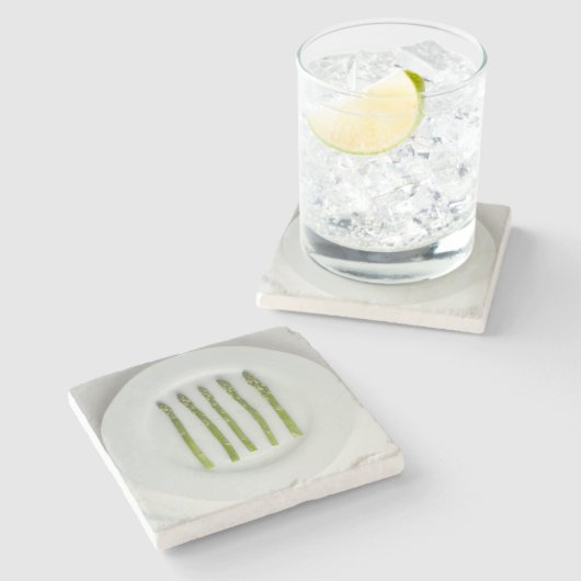 Onderzetter van Asparagus-Drinken (Zijkant)