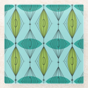 Onderzetter van atomaire-tandheelkunde en staartro glazen onderzetter