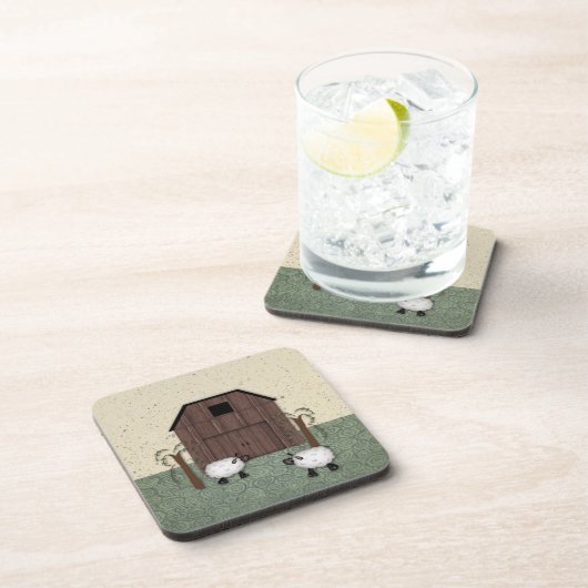 Onderzetter van Barn Sheep Cork (Rechterzijde)