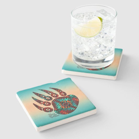 Onderzetter van Beer met stamweefsel (Zijkant)