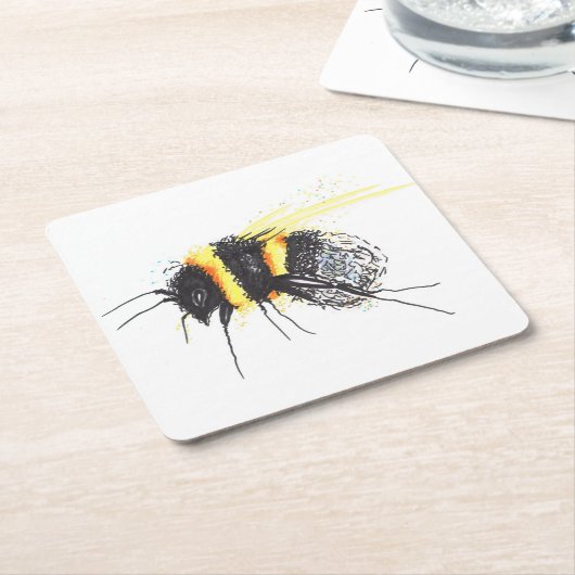 Onderzetter van bijen (Schuin)