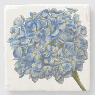 Onderzetter van blauwe hydrangea