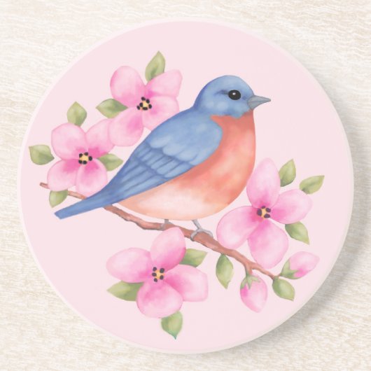 Onderzetter van blauwvogel (Voorkant)