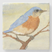Onderzetter van blauwvogel 1 (Voorkant)