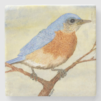 Onderzetter van blauwvogel 1