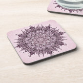 onderzetter van bloemmandala (Linkerzijde)