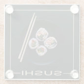 Onderzetter van borstelglas (Achterkant)