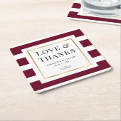 Onderzetter van Bourgogne en gouden gestreden wedd (Schuin)