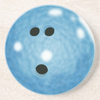 Onderzetter van Bowling Ball (blauw glas)