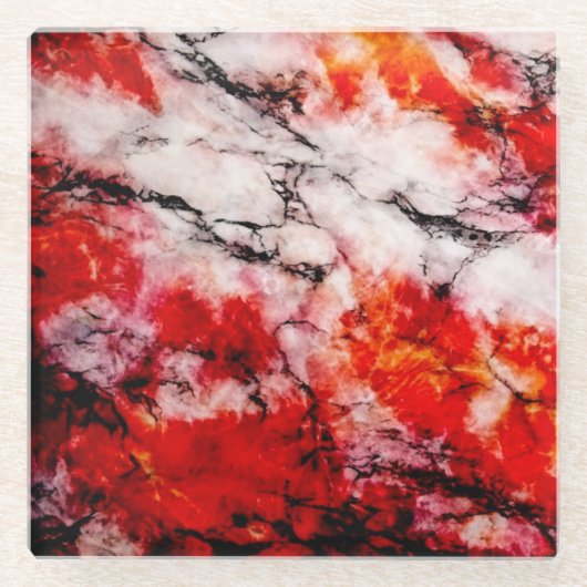 Onderzetter van brandbaar glas glazen onderzetter (Voorkant)