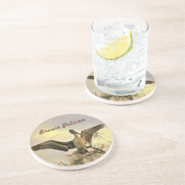 Onderzetter van bruin Pelican