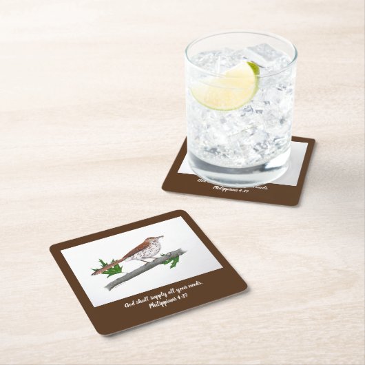 Onderzetter van bruine Thrasher (Insitu)