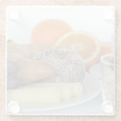 Onderzetter van Brunchtime Glass Glazen Onderzetter (Achterkant)