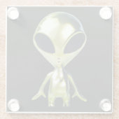 Onderzetter van buitenaardse buitenaardse Alien-me (Achterkant)