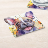 Onderzetter van bulledog Paper (Schuin)