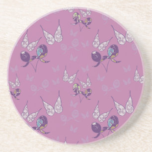 Onderzetter van Butterfly Joy Sandstone (Paars)