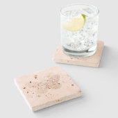 Onderzetter van Butterfly Stone (Zijkant)