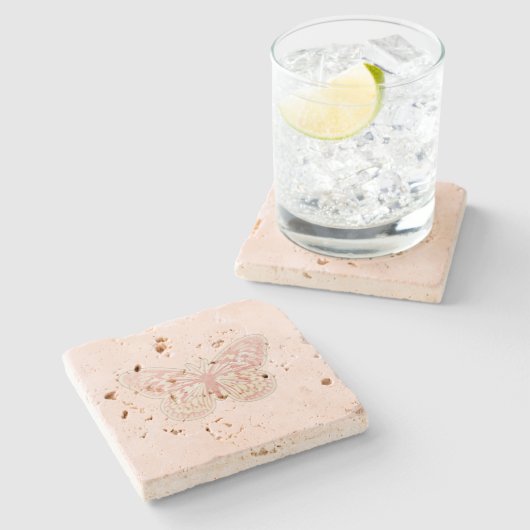 Onderzetter van Butterfly Stone (Zijkant)