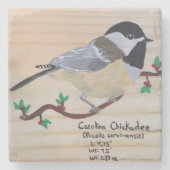 Onderzetter van Chickadee Stone (Voorkant)