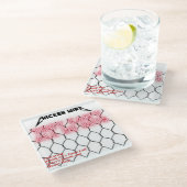 Onderzetter van Chicken Wire Glass (Schuin)