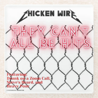 Onderzetter van Chicken Wire Glass