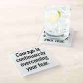 Onderzetter van Courage Glass (Schuin)