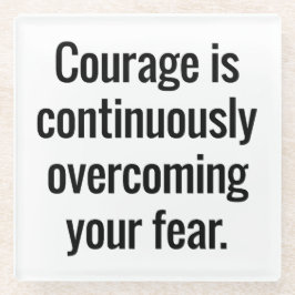 Onderzetter van Courage Glass Glazen Onderzetter